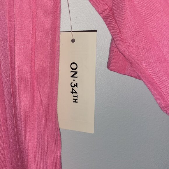 ON 34TH STREET X-SMALL AZLEA PINK SNAP CROTCH KNIT NWT FROM MACYS - Picture 3 of 10